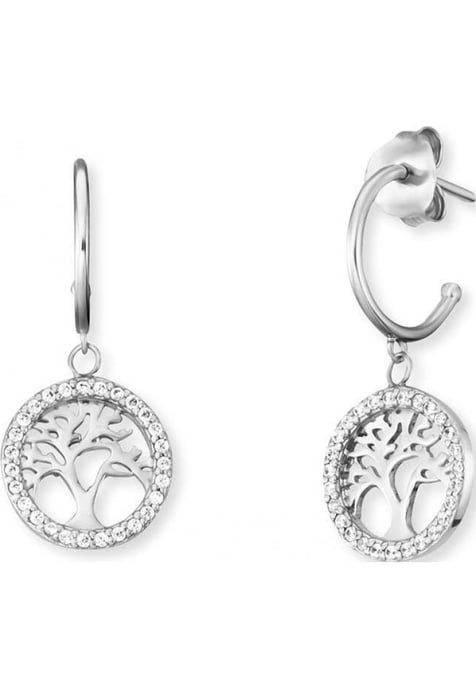Engelsrufer ERE-LILTREE-ZI-CR Ladies Tree of Life Earrings - Image 1