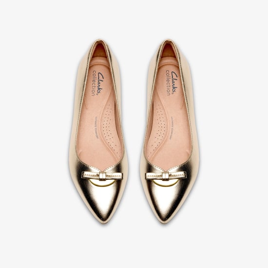 Natalyn Trim Gold Metallic Shoes - Image 6