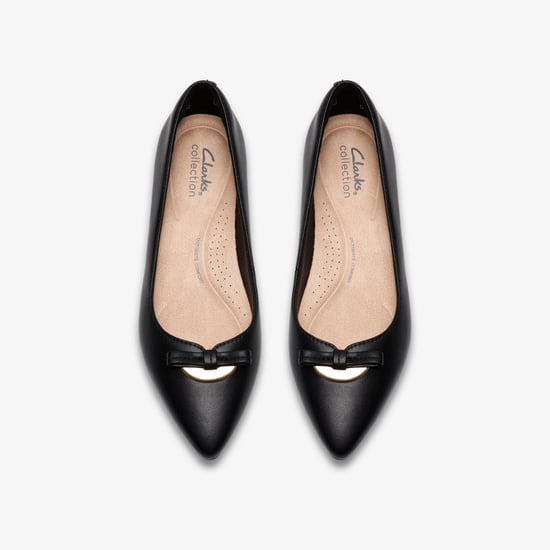 Natalyn Trim Black Leather Shoes - Image 6