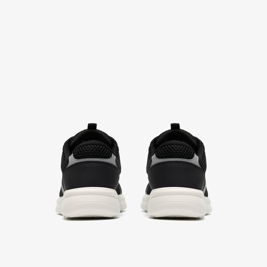 Ezrinn Tie Black Combi Trainers - Image 5