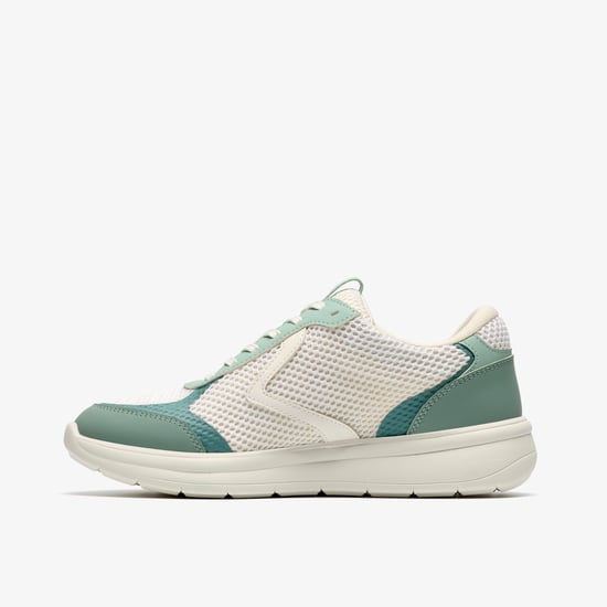 Ezrinn Tie Green Combi Trainers - Image 2