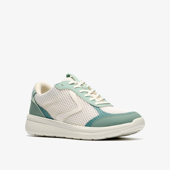 Ezrinn Tie Green Combi Trainers - Image 5