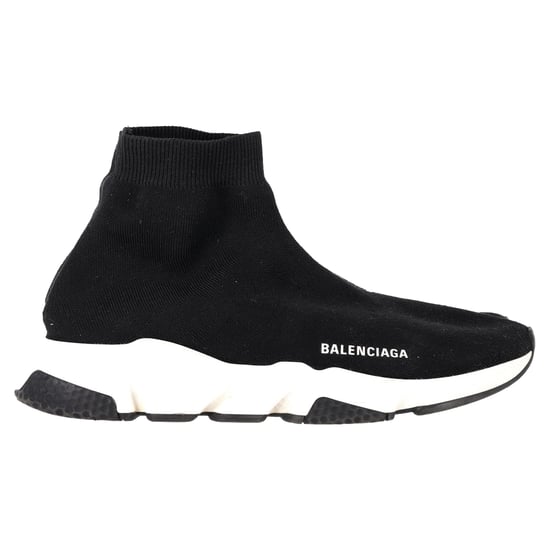 Balenciaga Speed Sneakers in Black Polyester - Image 1