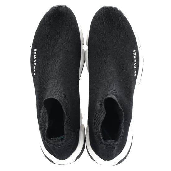 Balenciaga Speed Sneakers in Black Polyester - Image 3