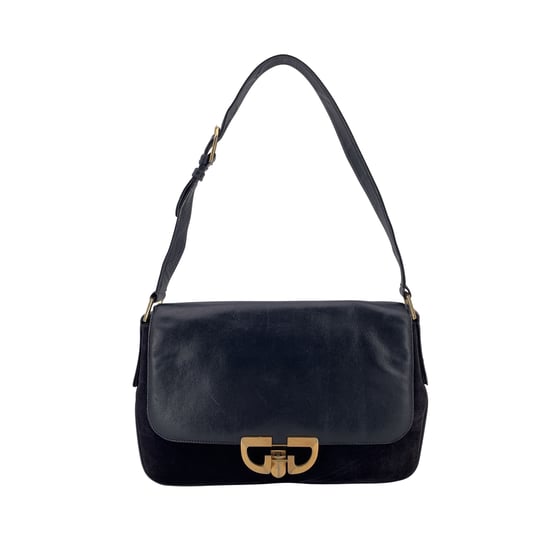 Gucci Vintage Suède Schoudertas - Image 1