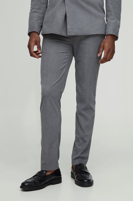 Skinny Fit Cord Trousers - Image 1