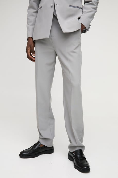 Straight Stretch Fit Tailored Trouser - Image 1