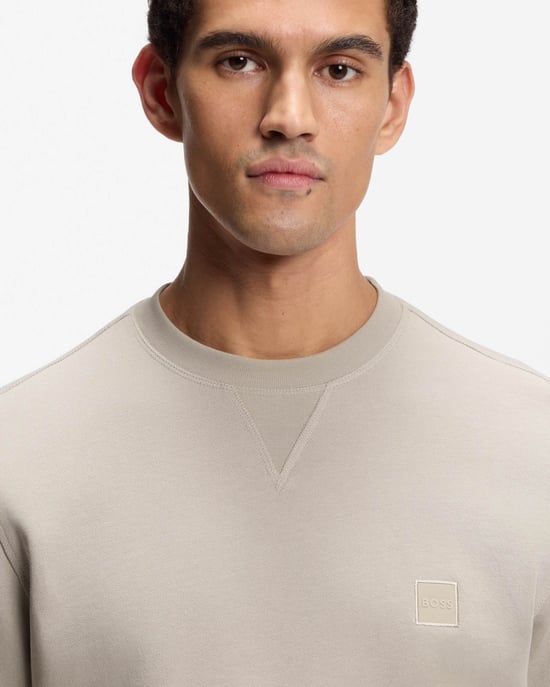 Westart Crewneck Sweatshirt in Lichtgrijs - Image 3