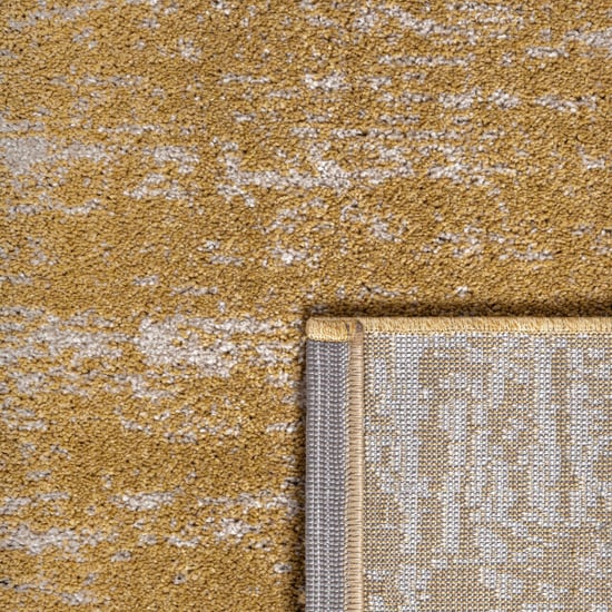Muratap Relax oslo laagpolig effen vloerkleed modern tapijt geel goud- 200x290 cm - Image 4