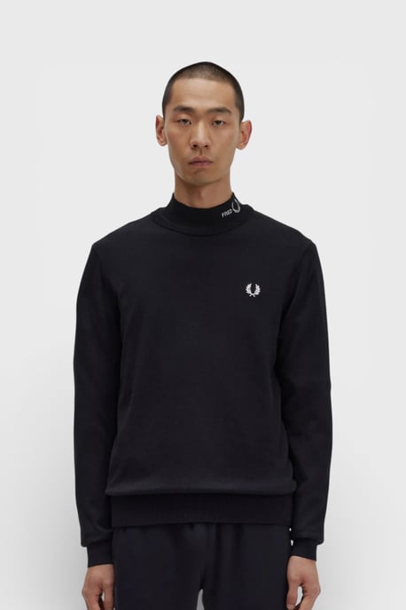 Fred Perry Laurel Wreath Graphic Trui - Zwart - Image 4