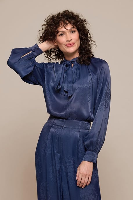 Bension Blouse Navy - Image 1