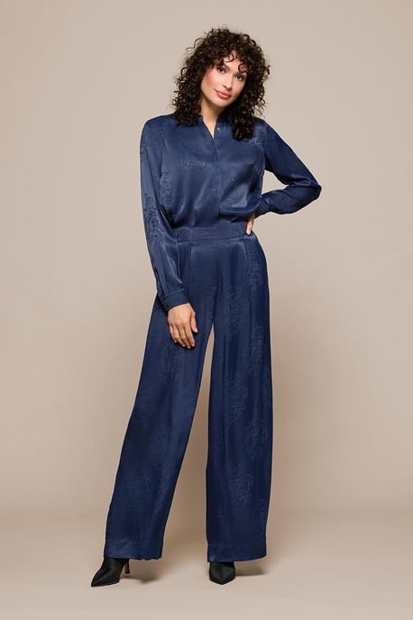 Bellize Blouse Navy - Image 1