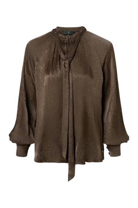 Bension Blouse Donkerbruin - Image 3