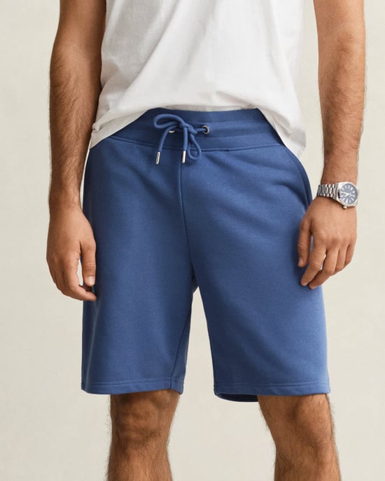 Regular Fit Sweat Shorts in Blue - Image 1