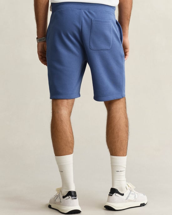Regular Fit Sweat Shorts in Blue - Image 2