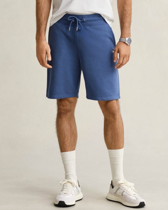 Regular Fit Sweat Shorts in Blue - Image 3