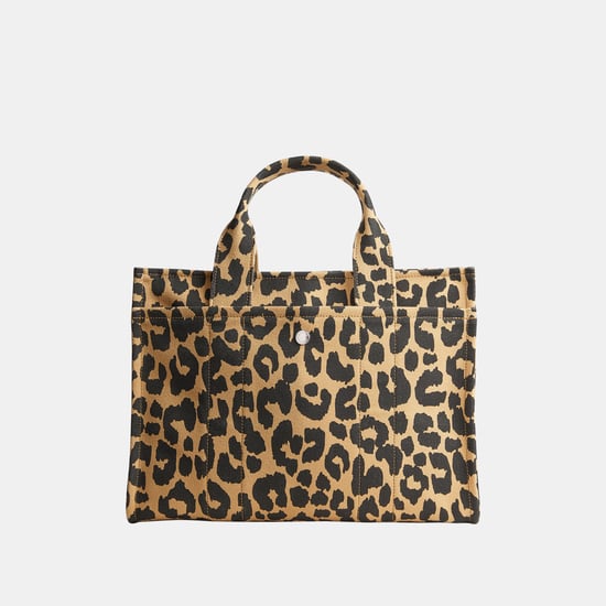 Cargo Tote Bag With Leopard Print - Image 3