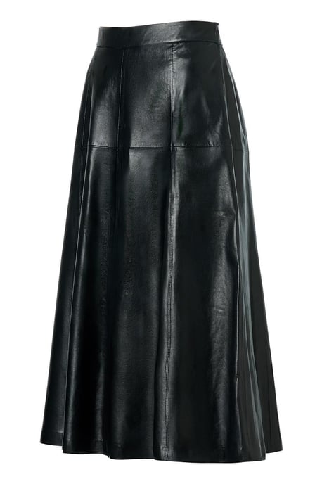 Delilah Leren Rok Zwart - Image 3