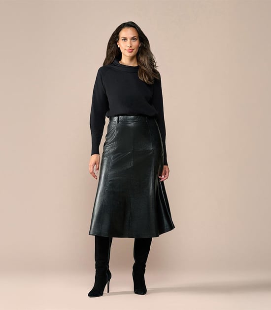 Delilah Leren Rok Zwart - Image 6