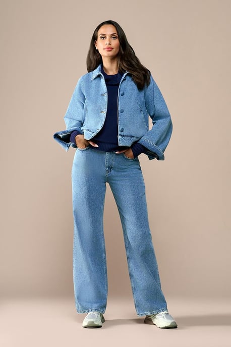 Jaily Jacket Denim Blauw - Image 1
