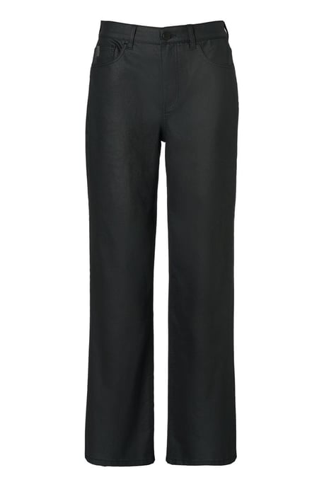 Lienna Coated Broek Zwart - Image 4