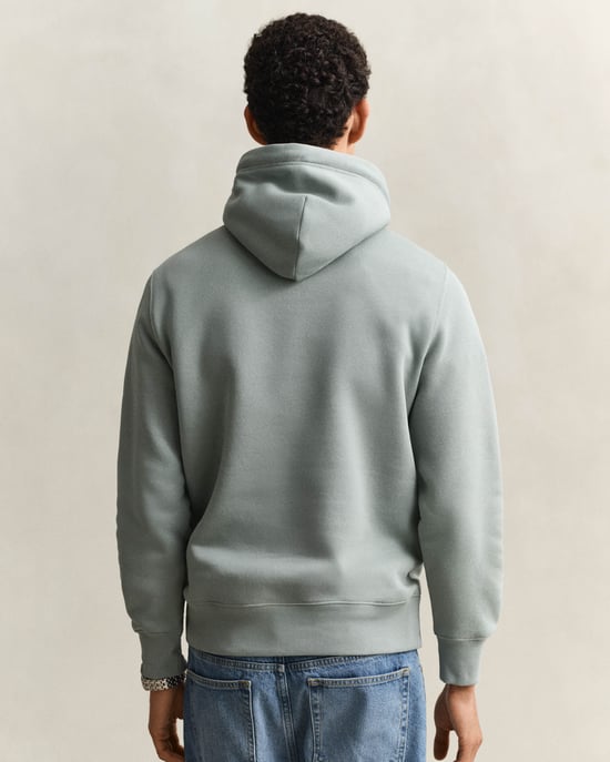 Regular Fit Hoodie in Silver - Image 2