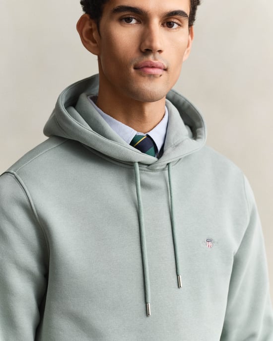 Regular Fit Hoodie in Silver - Image 3