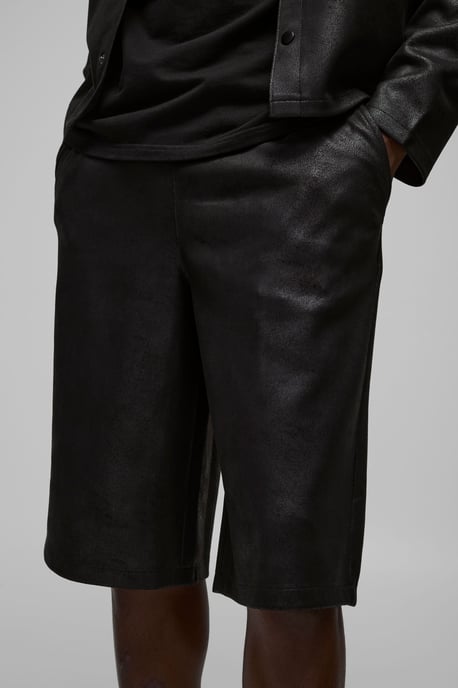Antique Suedette Elasticated Waist Jorts - Image 3