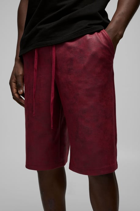 Antique Suedette Elasticated Waist Jorts - Image 3
