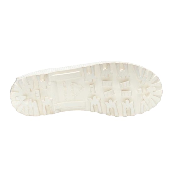 Superga Dames/Dames 2469 Alpina Wave Grosgrain Enkellaarsjes (Wit Avorio/Beige) - Image 4