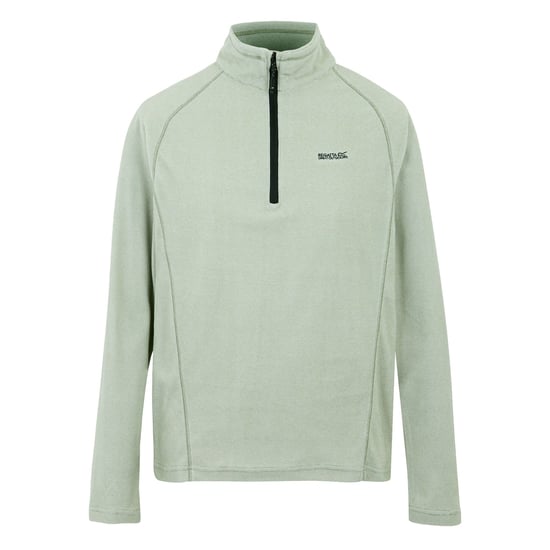 Regatta Great Outdoors - Heren Montes Fleece Sweater met Trechter Nek (Olijfgroen/steenwit) - Image 1