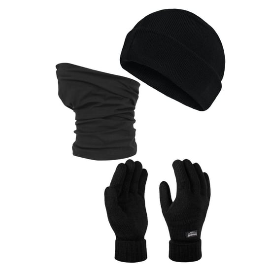Regatta Professional Mens Hat And Gloves Set (Black) - Image 1