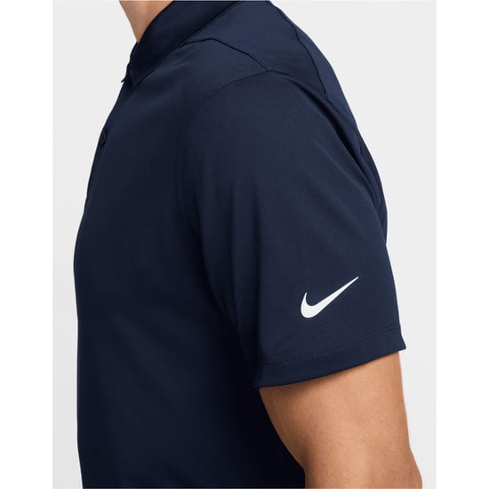 Nike Mens Victory Dri-FIT Polo Shirt (Obsidian Black/White) - Image 4