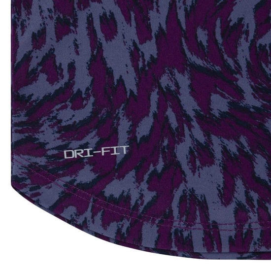 Nike Kinder/Kinder Veener Dierenprint Top & Korte Set (Paars) - Image 5