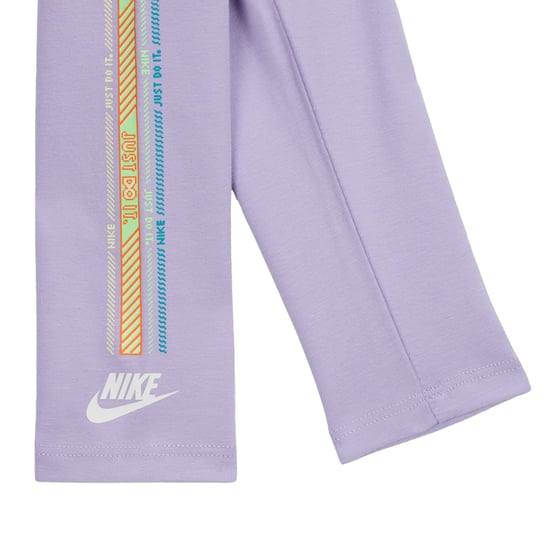 Nike Happy Camper Top & Bottom Set voor kinderen/kleuters (Paars) - Image 3