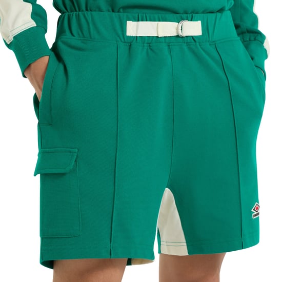 Umbro Heren Shorts met Panelen (Quetzal groen/Papyrus) - Image 3