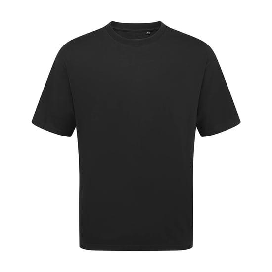 Premier Unisex Volwassenen Utility 2.0 Effen Oversized T-Shirt (Blijf Zwart) - Image 1
