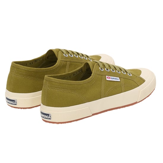 Superga Unisex Adult 2390 Military Trainers (Military Green/Off White) - Image 2