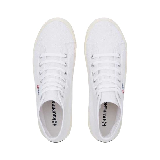 Superga Alpina 2341 Shiny Gum Sportschoenen voor volwassenen (Wit/Glanzend Gebroken Wit) - Image 3
