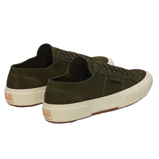 Superga Unisex Adult OG Flesh Out Suede Trainers (Academy Green/Off White) - Image 2