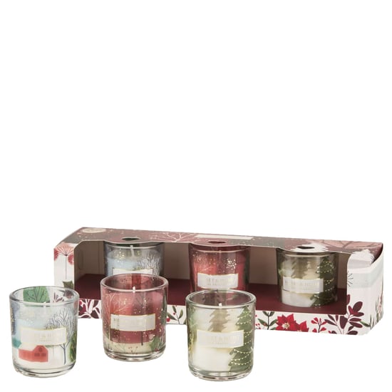 Heart & Home Mini Candle Collection 3 x 45g Festive Scents - Image 1