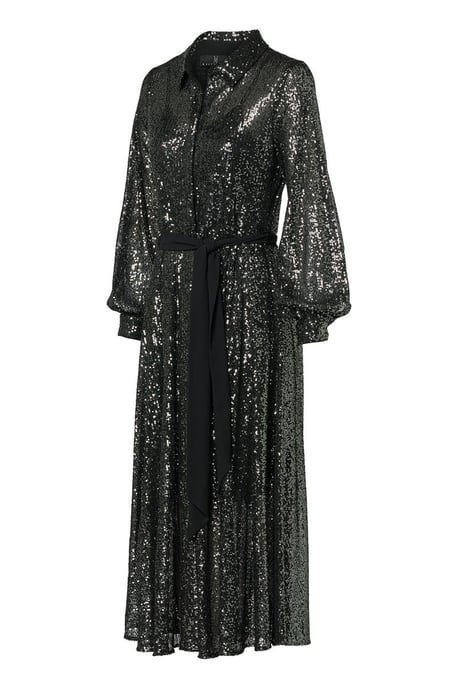 Kelly Jurk Donker Metallic - Image 3