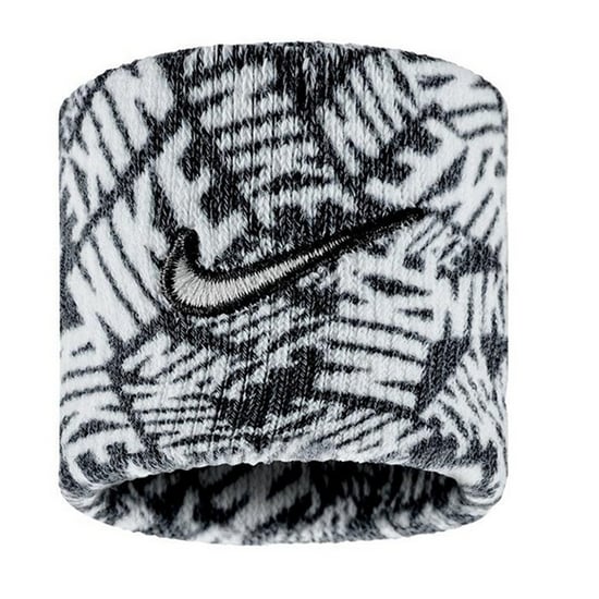 Nike Classic Swoosh Dri-FIT Wristband (Pack of 2) (Black/White) - Image 2