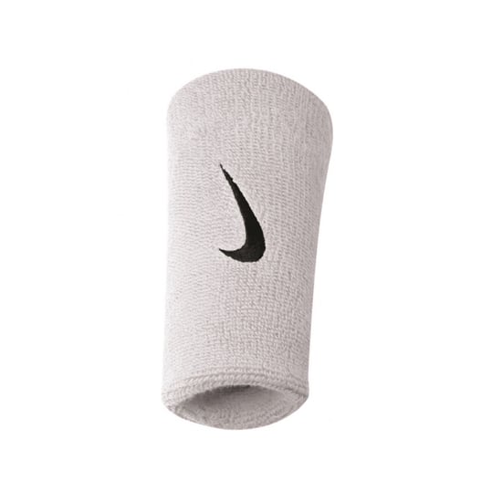 Nike Jumbo Swoosh Wristband (Pack of 2) (White/Black) - Image 3