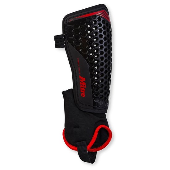 Mitre Unisex Adult 2024 Aircell Technology Hockey Shin Pads (Black/Red) - Image 2