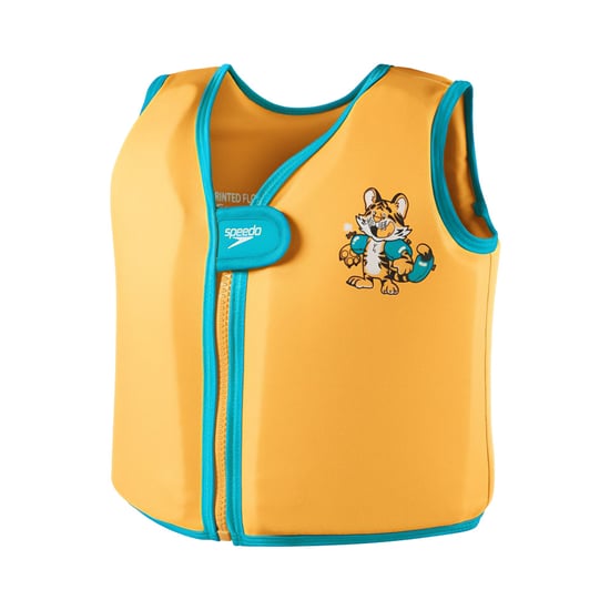 Speedo Childrens/Kids Sea Squad Tiger Swim Vest (Orange/Aqua) - Image 1
