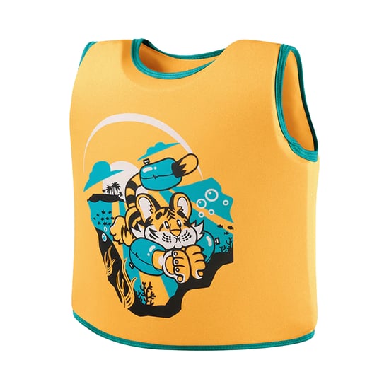 Speedo Kinderen/Kinderen Sea Squad Tiger Zwemvest (Oranje/Aqua) - Image 2