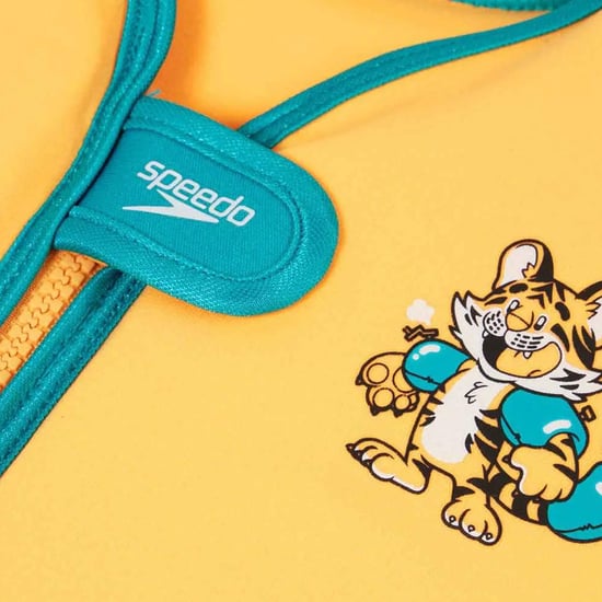 Speedo Kinderen/Kinderen Sea Squad Tiger Zwemvest (Oranje/Aqua) - Image 3