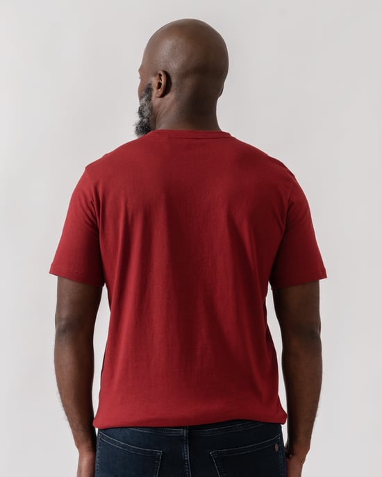 Tales T-shirt in Dark Red - Image 3