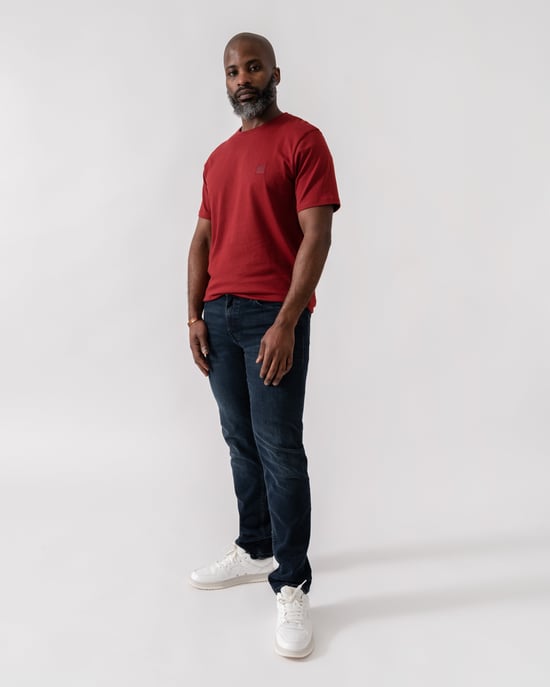 Tales T-shirt in Dark Red - Image 4